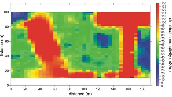 Handout dated 2004 of the results of an electromagnetic survey at the site in Burma, led by Dr Roger Clark and Dr Adam Booth in 2004.