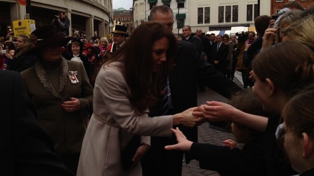 Duchess of Cambridge in Cambridge 