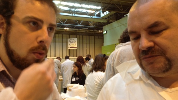 Michael Lane and Matt Files are the judges 