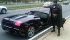 Batman and batmobile