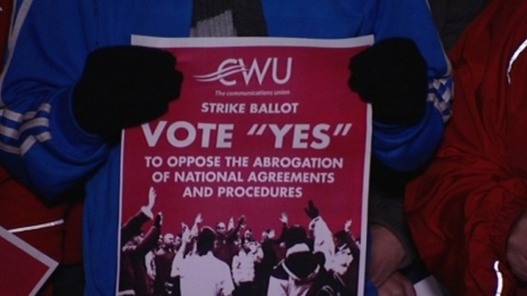 The CWU are threatening to strike over Royal Mail's pay and working conditions.