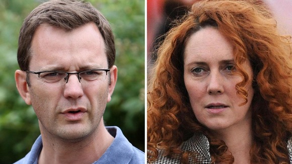 Andy Coulson and Rebekah Brooks will appear in court later today