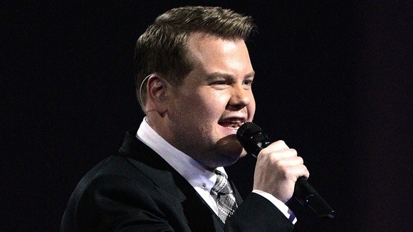 James Corden at this year's Brit Awards