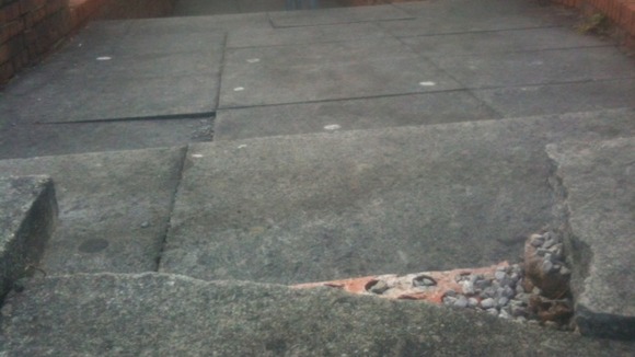 Pavements have holes