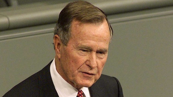 George HW Bush has recently recovered from bronchitis