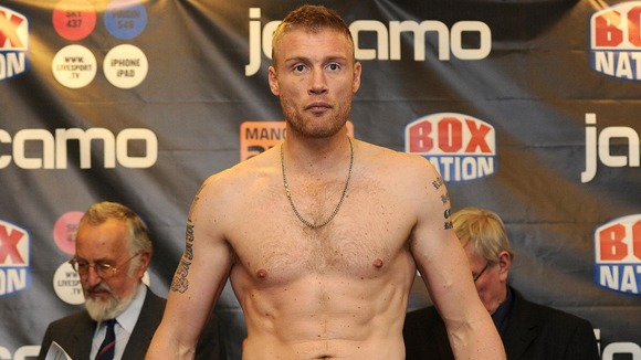 Andrew Flintoff weighs in ahead of his big fight in Manchester.