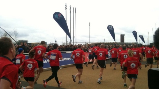 Runners set off on race