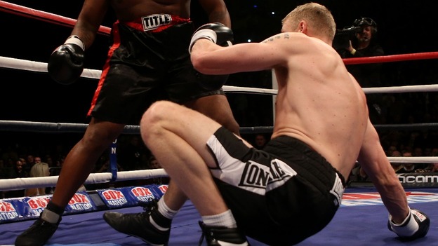Andrew Flintoff wins maiden fight