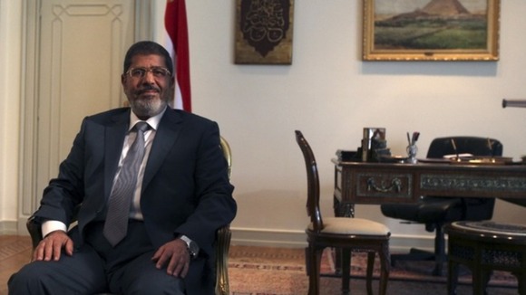 Egypt's President Mohamed Mursi