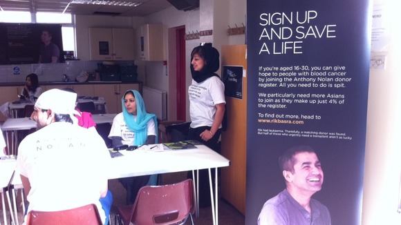 Volunteers ready to sign up potential bone marrow donors