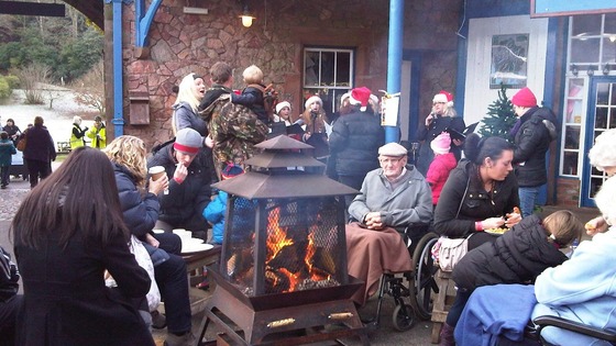 Carol Singers at the castle