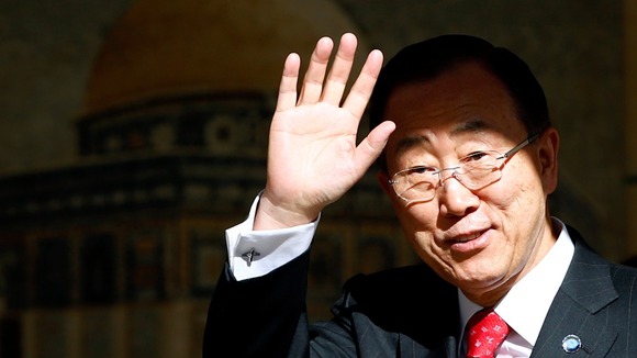 U.N. Secretary-General Ban Ki-moon.