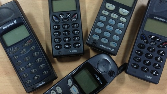 Mobile phone used to have very small screens