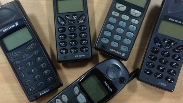 Mobile phone used to have very small screens