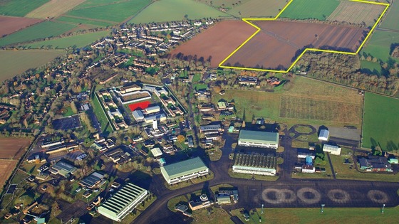 The site of the proposed solar farm