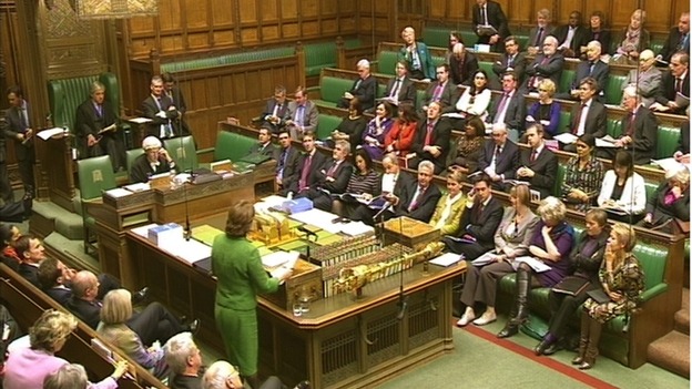 Culture Secretary Maria Miller during the MPs debate in the House of Commons