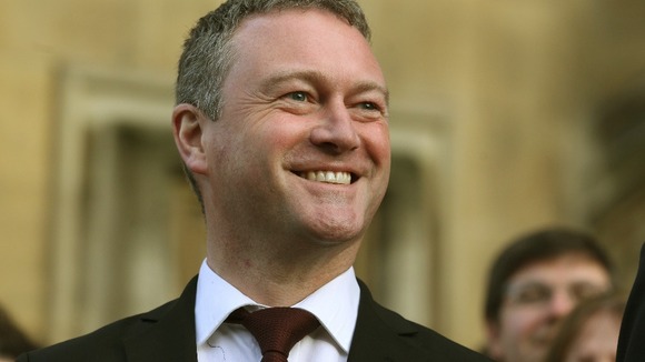 New Labour MP for Croydon North Steve Reed as he arrives at the House of Commons after winning his by-election.
