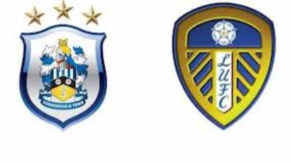 Huddersfield Town and Leeds United's logos