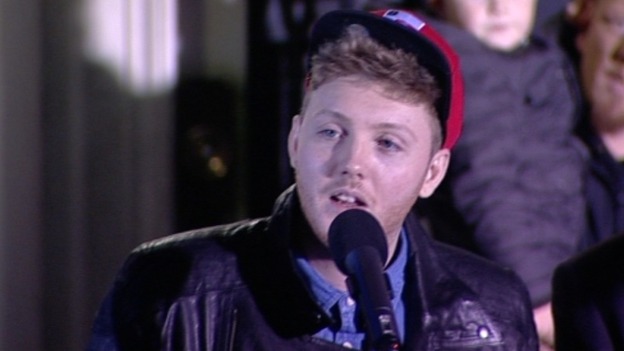 X Factor finalist James Arthur from Saltburn will sing at Middlesbrough Town Hall today, December 4.