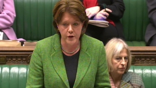Culture Secretary Maria Miller during the MPS debate in the House of Commons on the publication of the Leveson Inquiry into press standards.