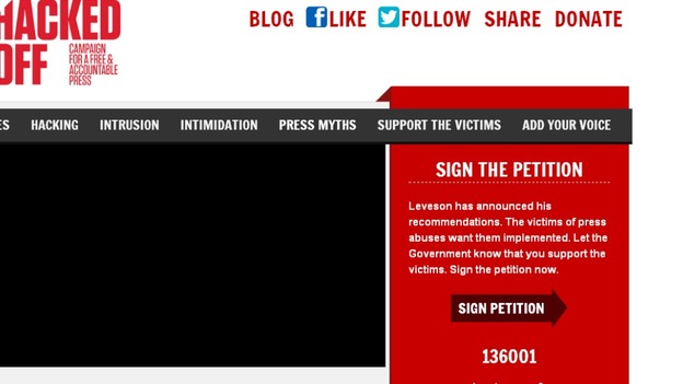 Hacked Off petition