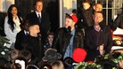  X Factor finalists Jahmene Douglas, James Arthur and Christopher Maloney sing Silent Night 