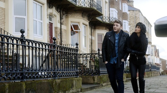 James Arthur and Nicole Scherzinger in Saltdean on sea