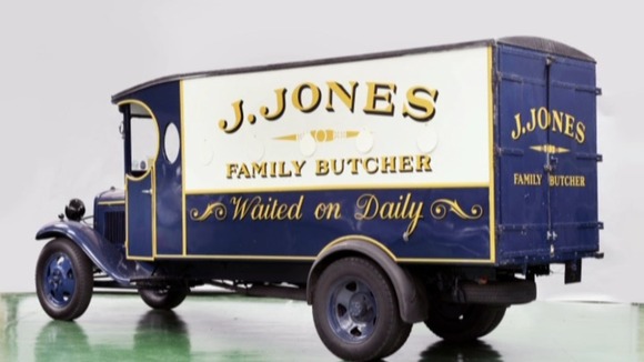 Corporal Jones's butcher's van