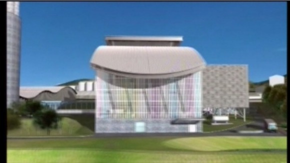 Computer image, Cornwall incinerator