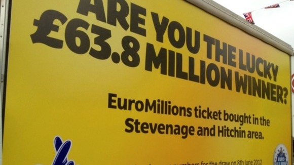 The ticket was bought in the Stevenage and Hitchin area of Hertfordshire
