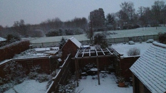 Snow has arrived