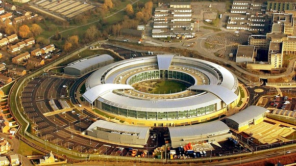 Government Communication Headquarters (GCHQ) on the west of Cheltenham