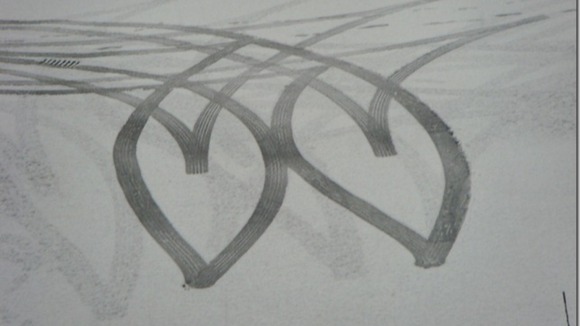 Snow hearts