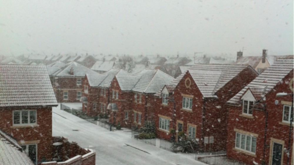 Snow in Sunderland Tyne Tees ITV News