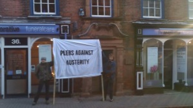 Protesters occupy against austerity