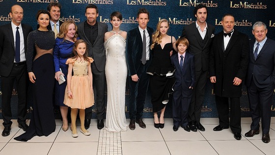 The stars of Les Miserables