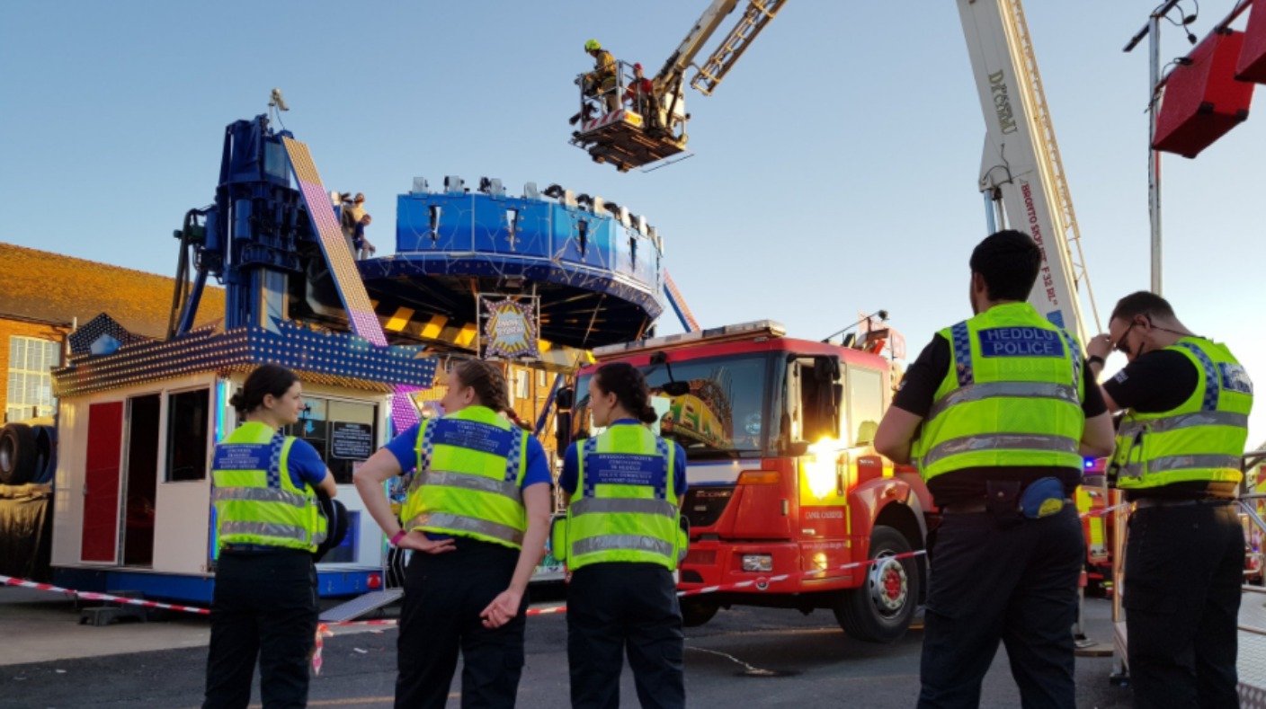 25 people trapped on Barry Island fairground ride Wales ITV News