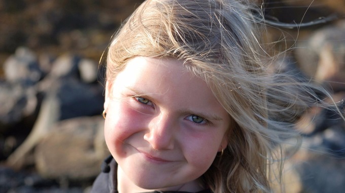 Eilidh MacLeod as a much younger child