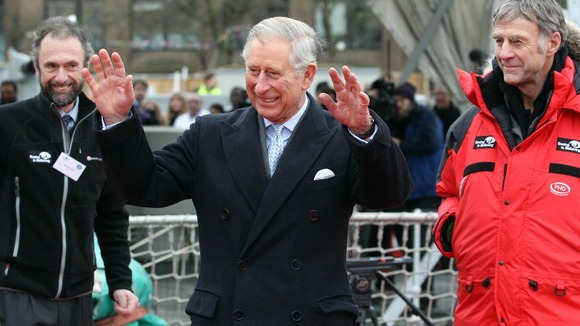 Prince Charles with Sir Ranulph Fiennes