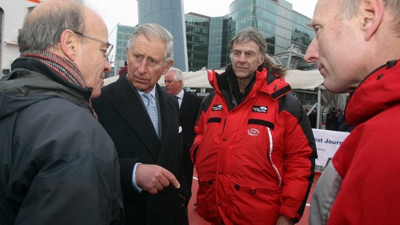 His Royal Highness spoke to members of the expedition