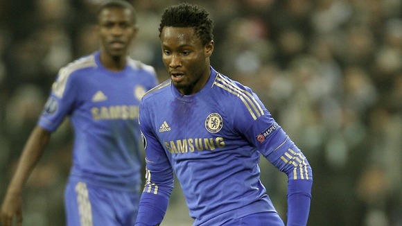 Chelsea midfielder John Obi Mikel