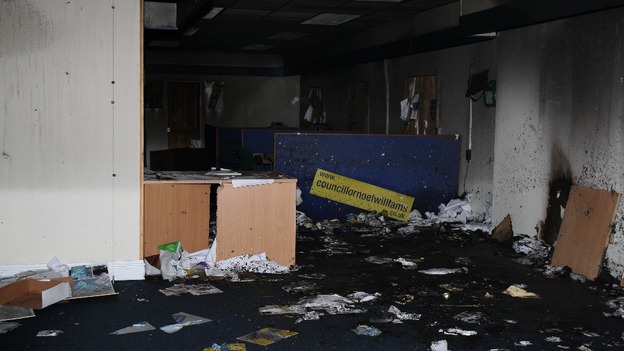 Alliance office in Carrickfergus, Co Antrim.