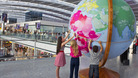 Children with globe