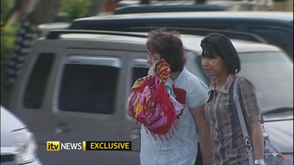 Lindsay Sandiford (right) is accused of smuggling more than £1million worth of Cocaine into Bali.