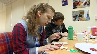 The new shop gives teenagers the opportunity to practice skills they will need in the workplace.