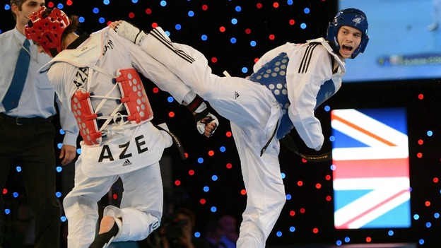 Taekwondo star Aaron Cook.