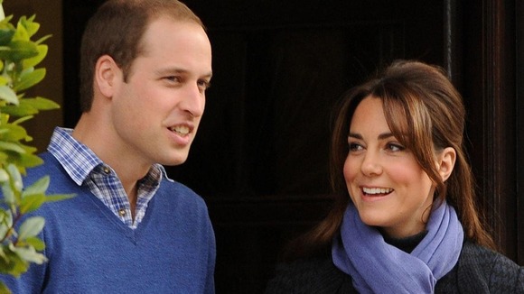 The Duke and Duchess of Cambridge leave the King Edward VII hospital in London