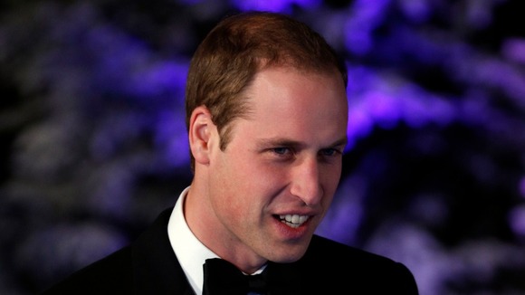 The Duke of Cambridge at the Winter Whites Gala held at the Royal Albert Hall, London.