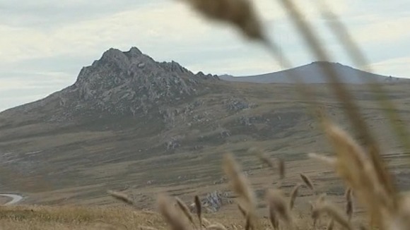 The Falklands Islands.