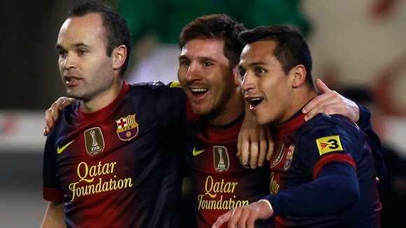Messi celebrates